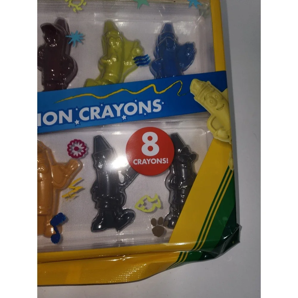 Crayola Limited Edition 8 Retired Colors Shaped Crayons